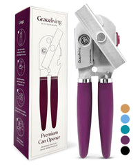 Graceliving vista frontal del abrelatas resistente, funcionamiento duradero