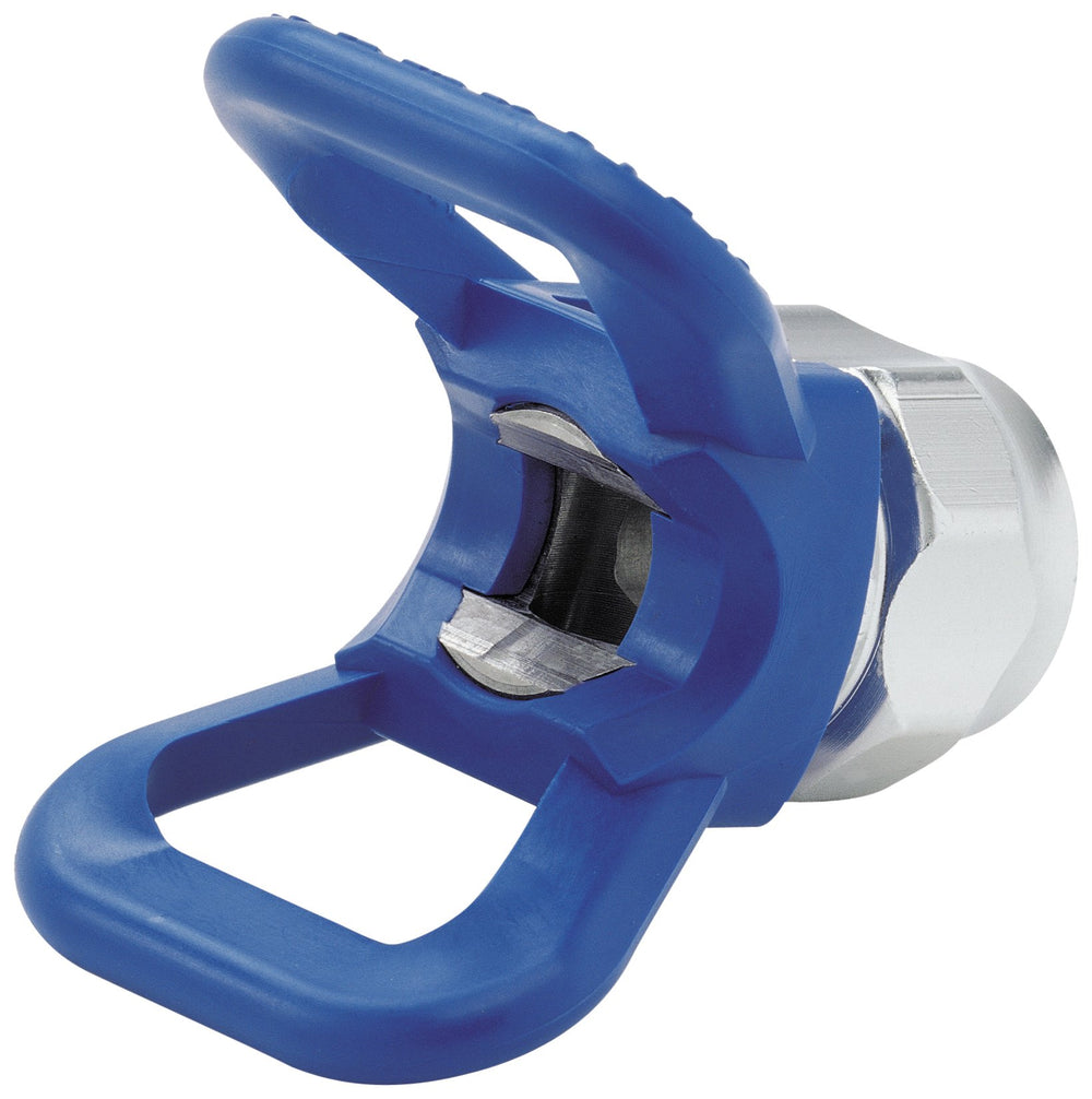 Graco protector frontal instalado mostrando seguridad y sujeción de la punta