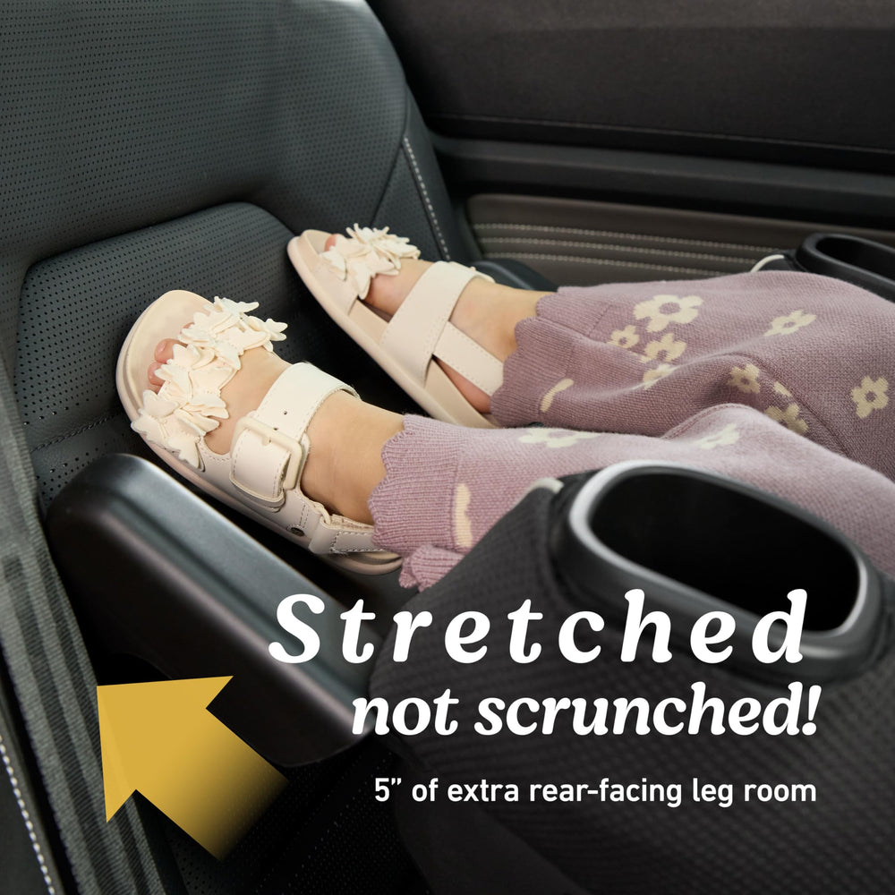 Graco Extend2Fit armazón lateral demostrando estructura protectora