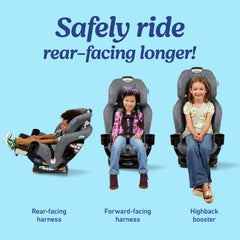 Graco Extend2Fit extension panel fully extended giving extra legroom