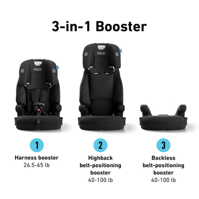 Graco side profile highlighting slim, lightweight design for effortless transfers