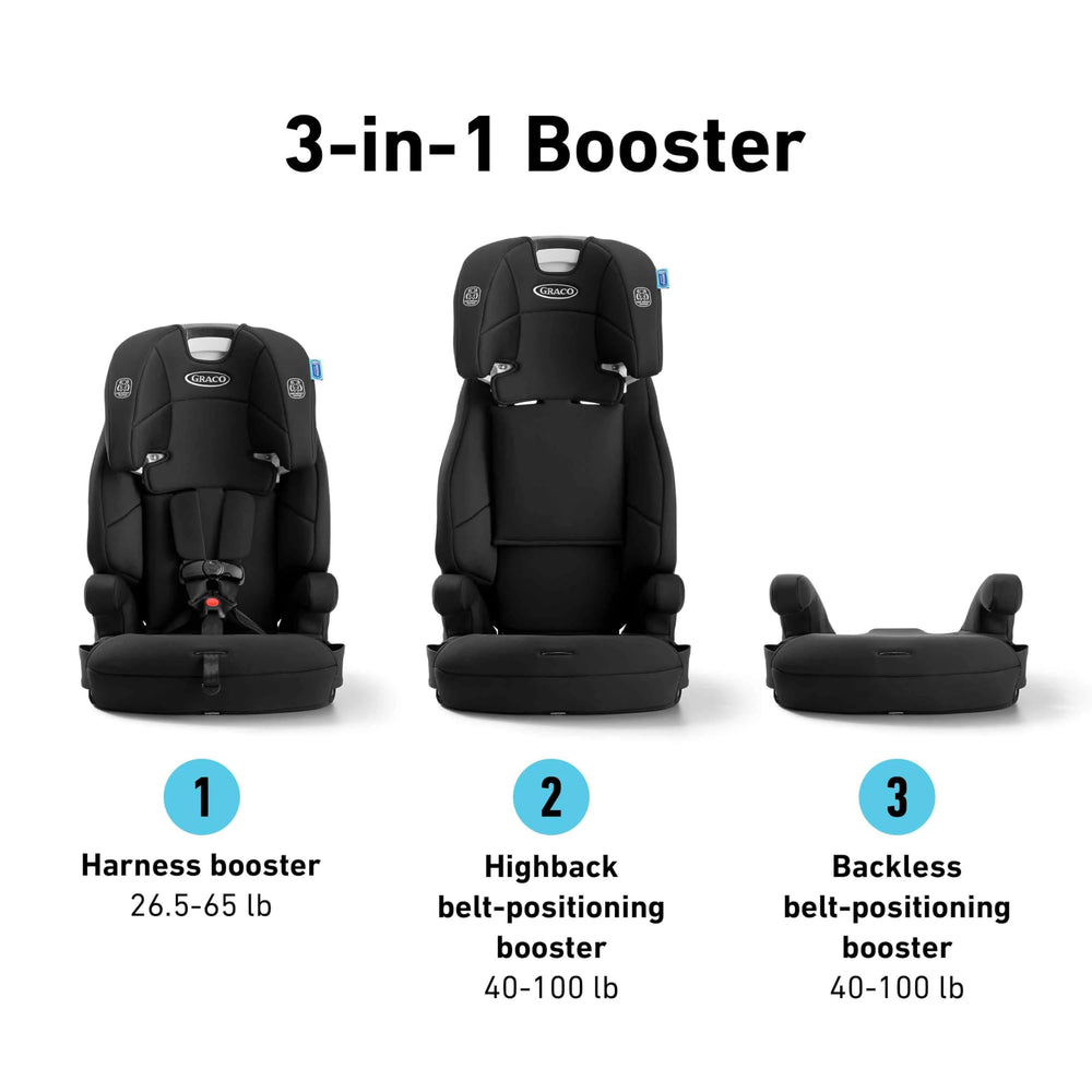 Graco side profile highlighting slim, lightweight design for effortless transfers