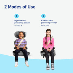 Graco TurboBooster detalle de espuma EPS que absorbe energía en impactos