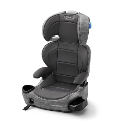 Graco TurboBooster 2.0 LX vista frontal mostrando estabilidad y confort