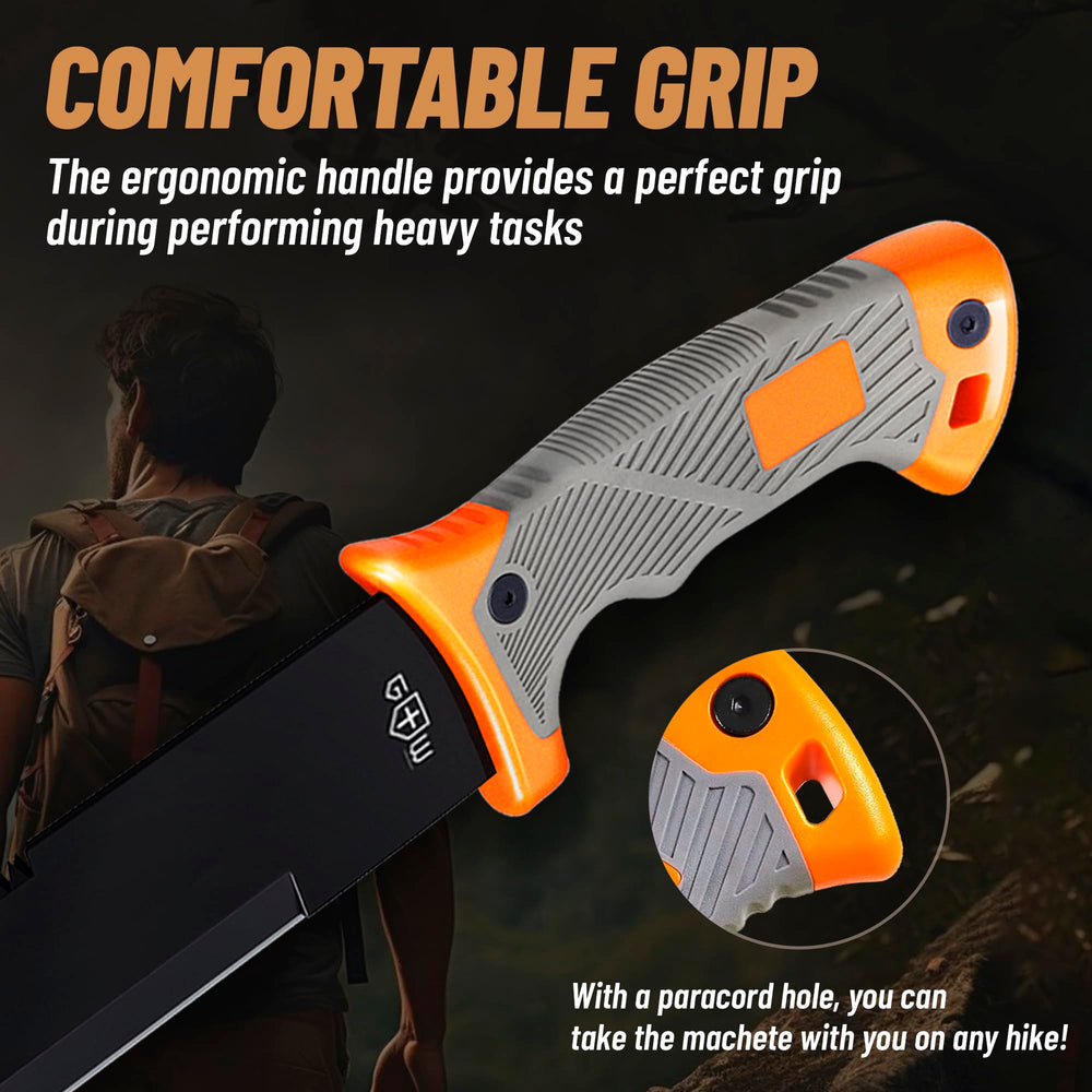 Grand Way heavy-duty nylon sheath with belt loop for safe carry
