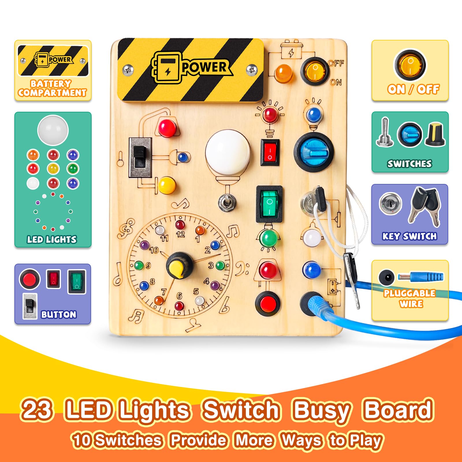 Grarain acabado de madera pulida y bordes redondeados para durabilidad