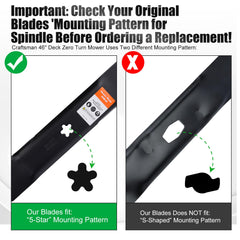 Grasscool five-point star center hole detail ensuring OEM-style secure fit
