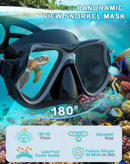 Greatever tempered glass lens closeup highlighting clear anti-fog visibility