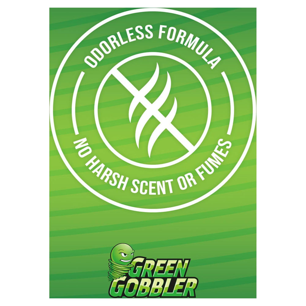 Green Gobbler en cocina con fregadero funcionando, limpieza y prevención de atascos