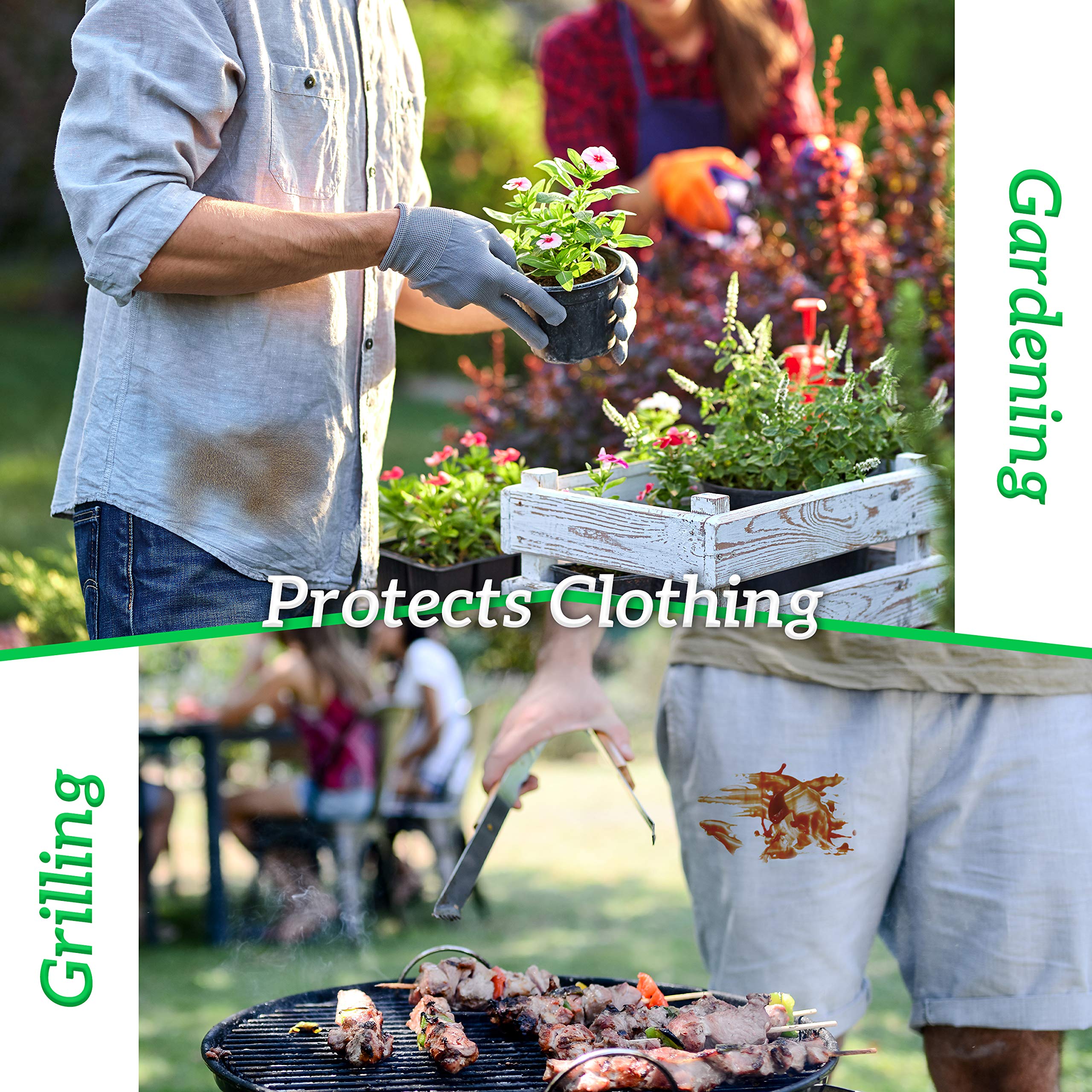 GREEN LIFESTYLE cocinero con delantal, protección y comodidad