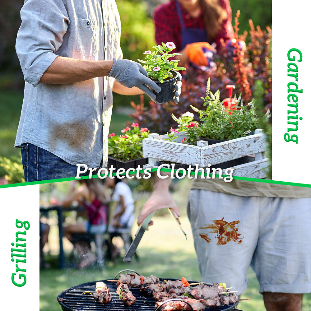 GREEN LIFESTYLE cocinero con delantal, protección y comodidad