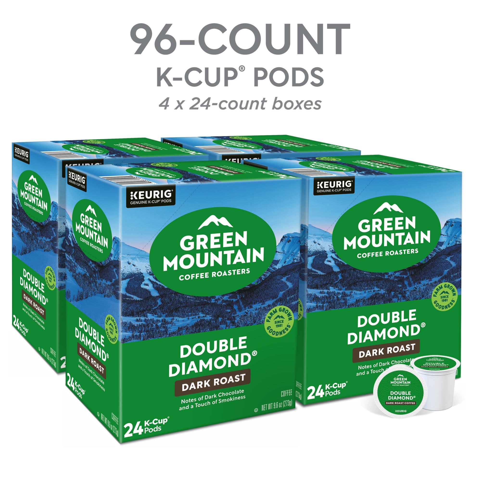 Green Mountain Coffee Roasters caja de 96 unidades para suministro prolongado