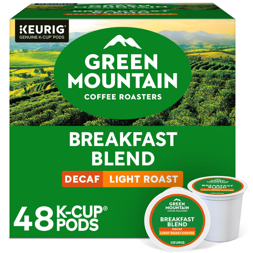 Green Mountain Coffee Roasters cápsula K-Cup vista frontal con sellado y conveniencia