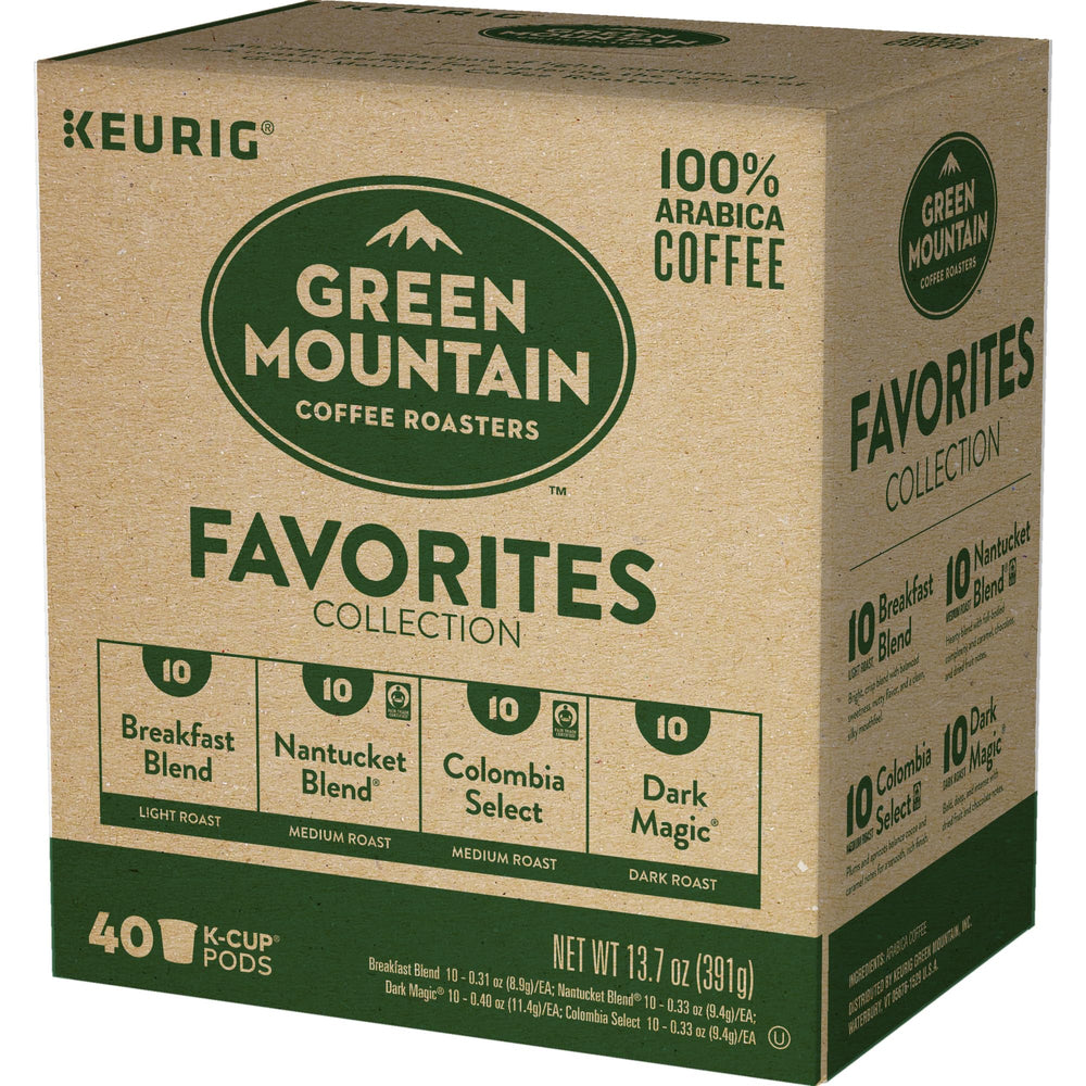 Green Mountain Coffee Roasters cápsula Dark Magic primer plano destacando intensidad