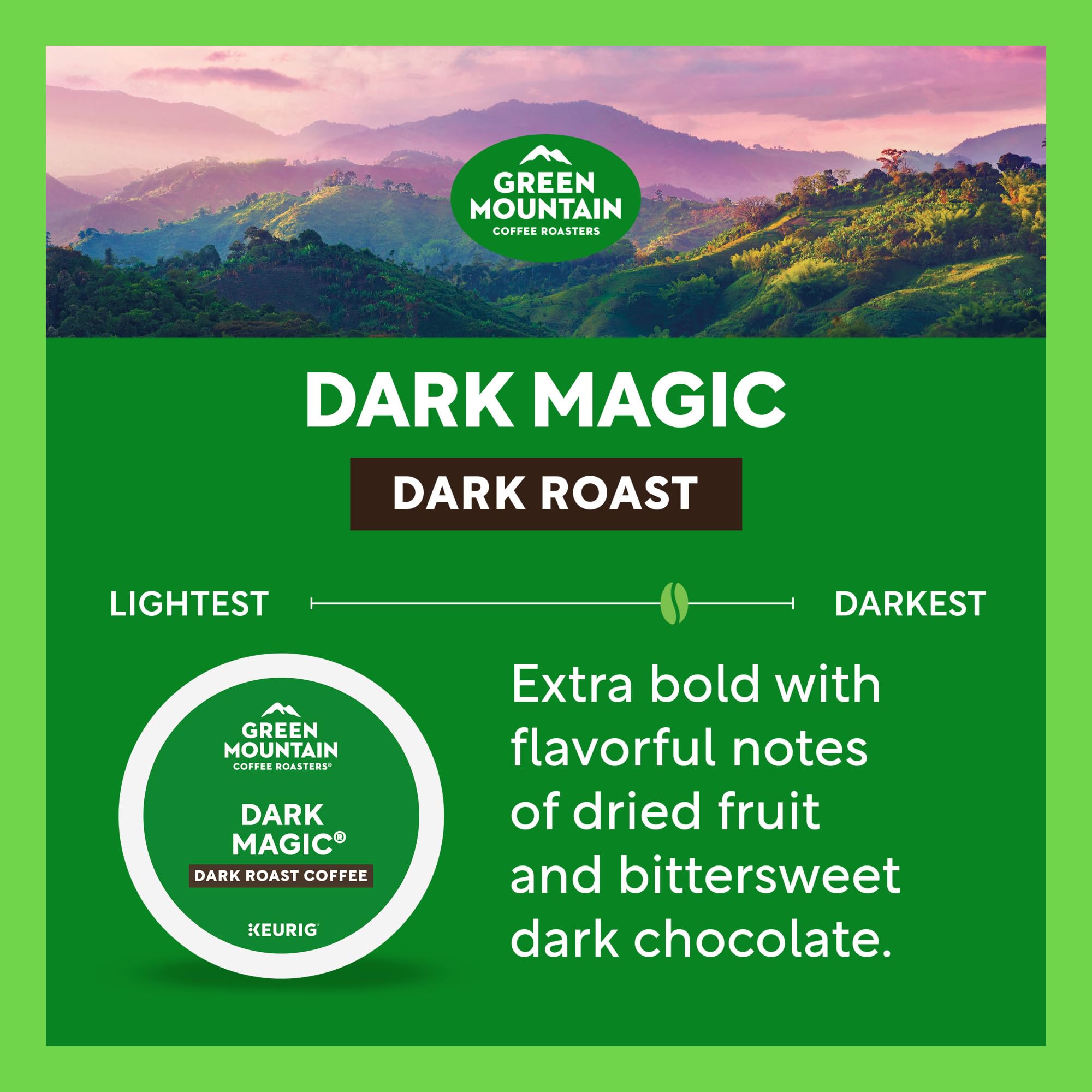 Green Mountain Coffee Roasters paquete doble 2x24 mostrando contenido y tamaño