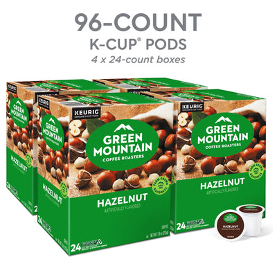 Texture of freshly ground Green Mountain Hazelnut coffee showing aroma-rich beans