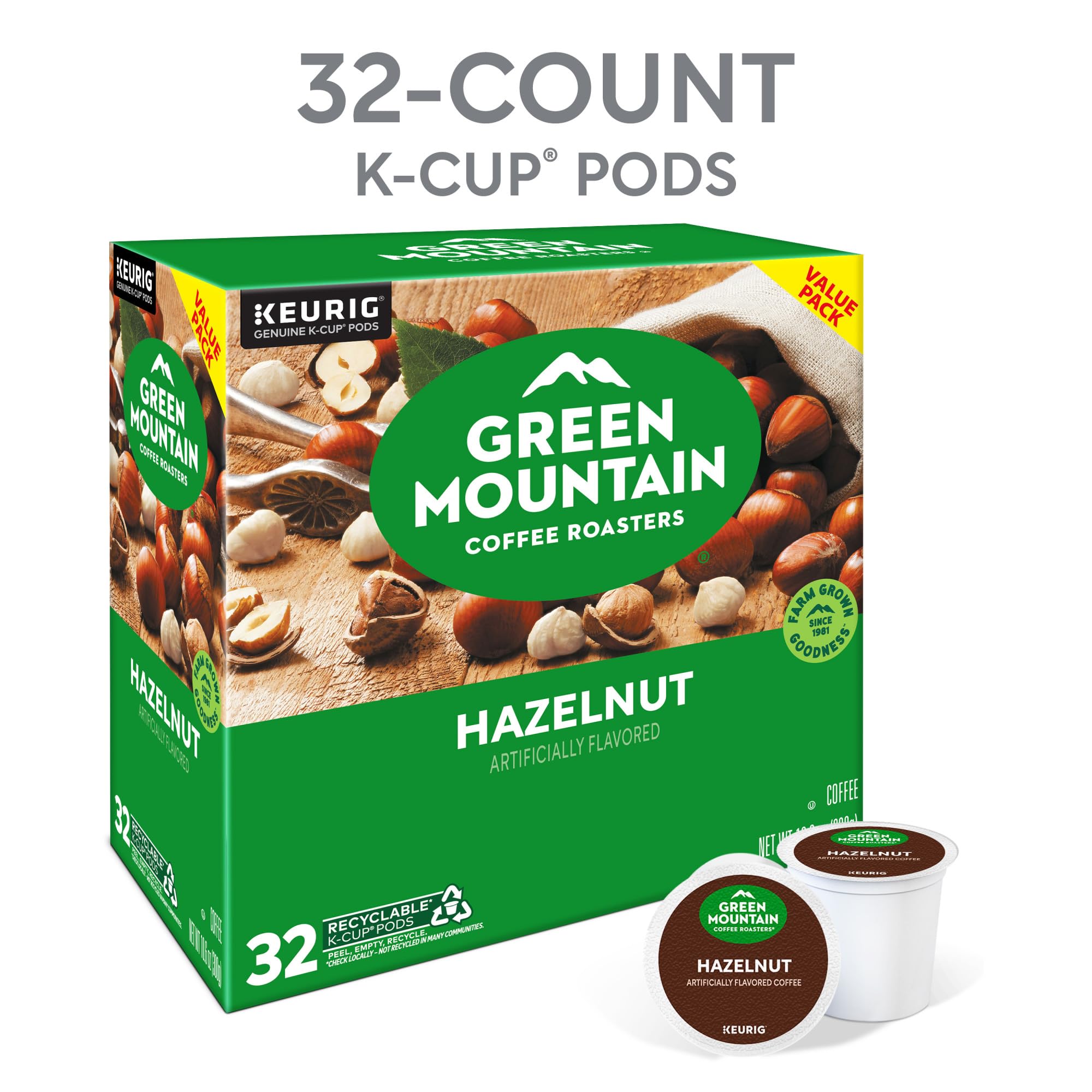 Green Mountain Coffee Roasters K-Cup inside Keurig brewer demonstrating compatibility