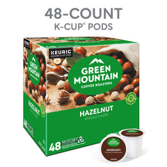 Green Mountain Coffee Roasters pod being brewed in Keurig delivering quick convenience