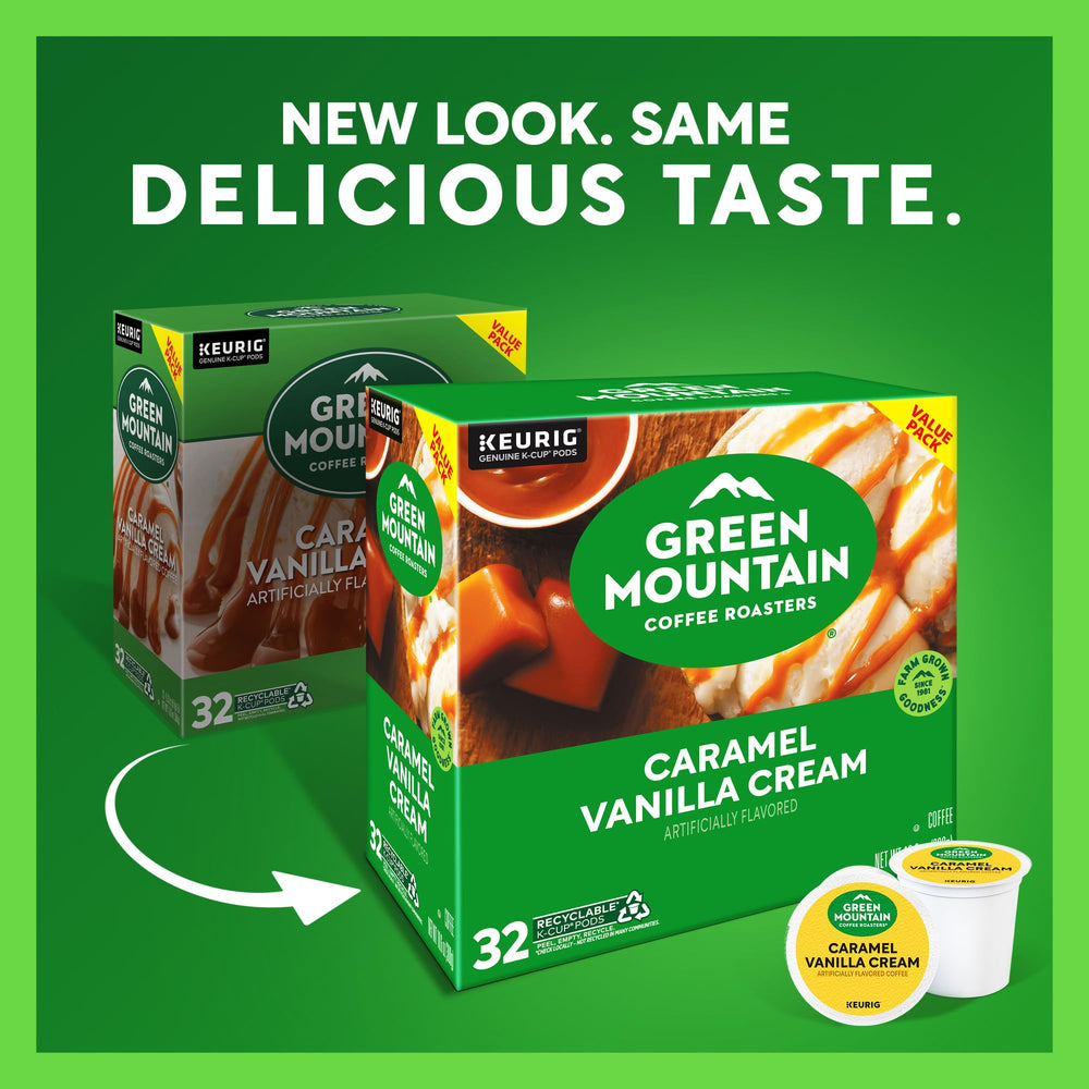 Green Mountain Coffee Roasters detalle de cápsula K-Cup mostrando sello que mantiene frescura