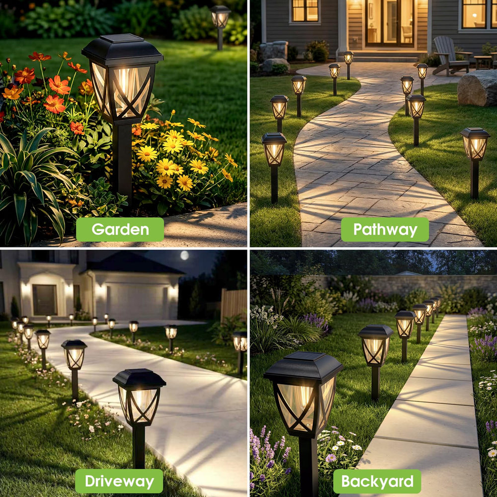 Greluna lights in landscape setting enhancing curb appeal