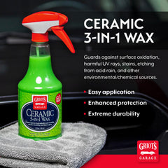 Griot's Garage spray nozzle close-up demonstrating easy application and control