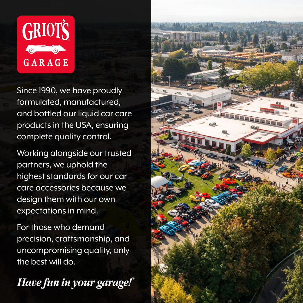 Griot's Garage on plastic trim and rubber showing restored appearance and protection
