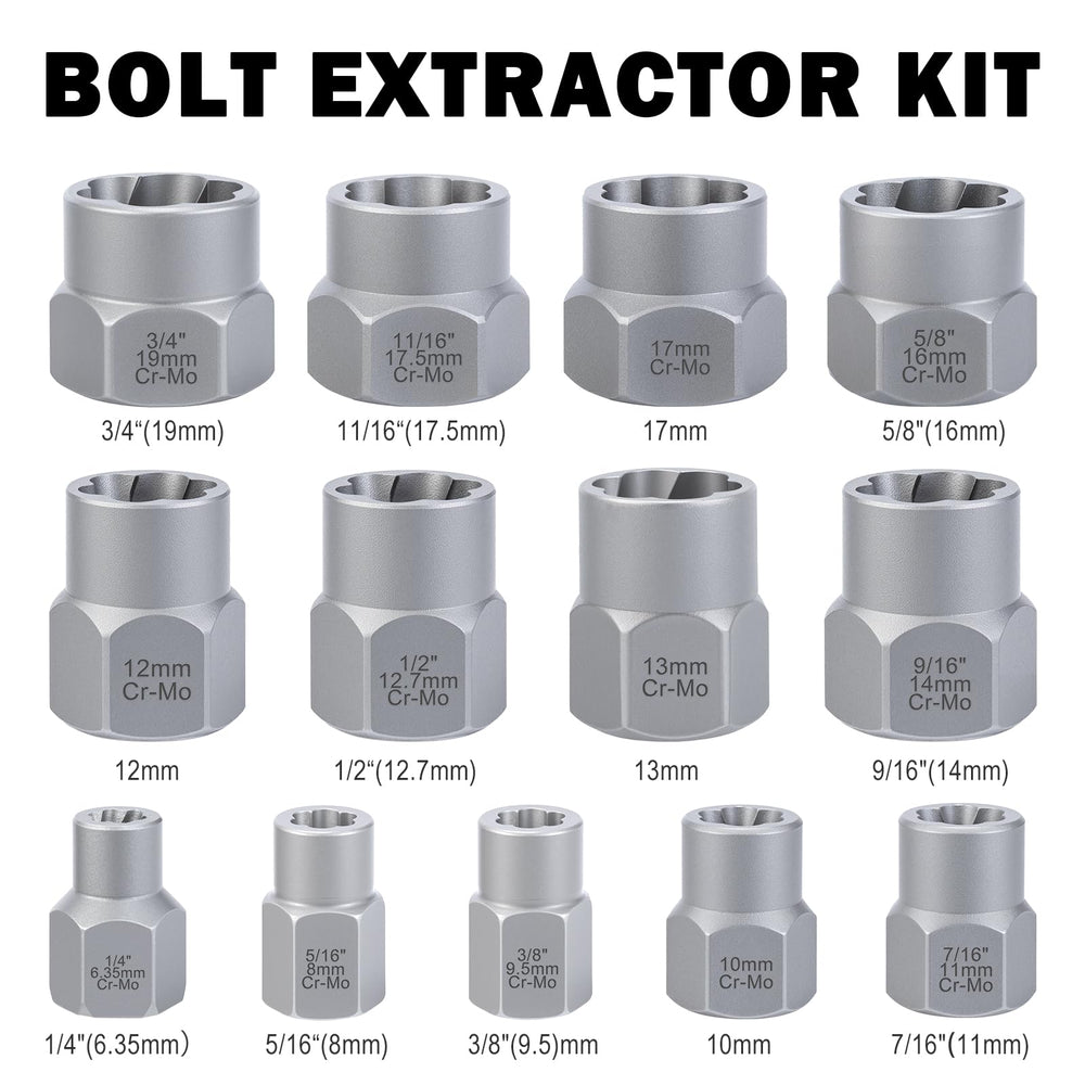 GRLCOOD adaptador 3/8" enchufado a extractor para conectar a herramienta de impacto