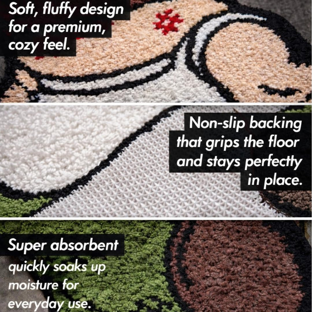 GROVETA rug styled in living room to create a conversation-starting focal point