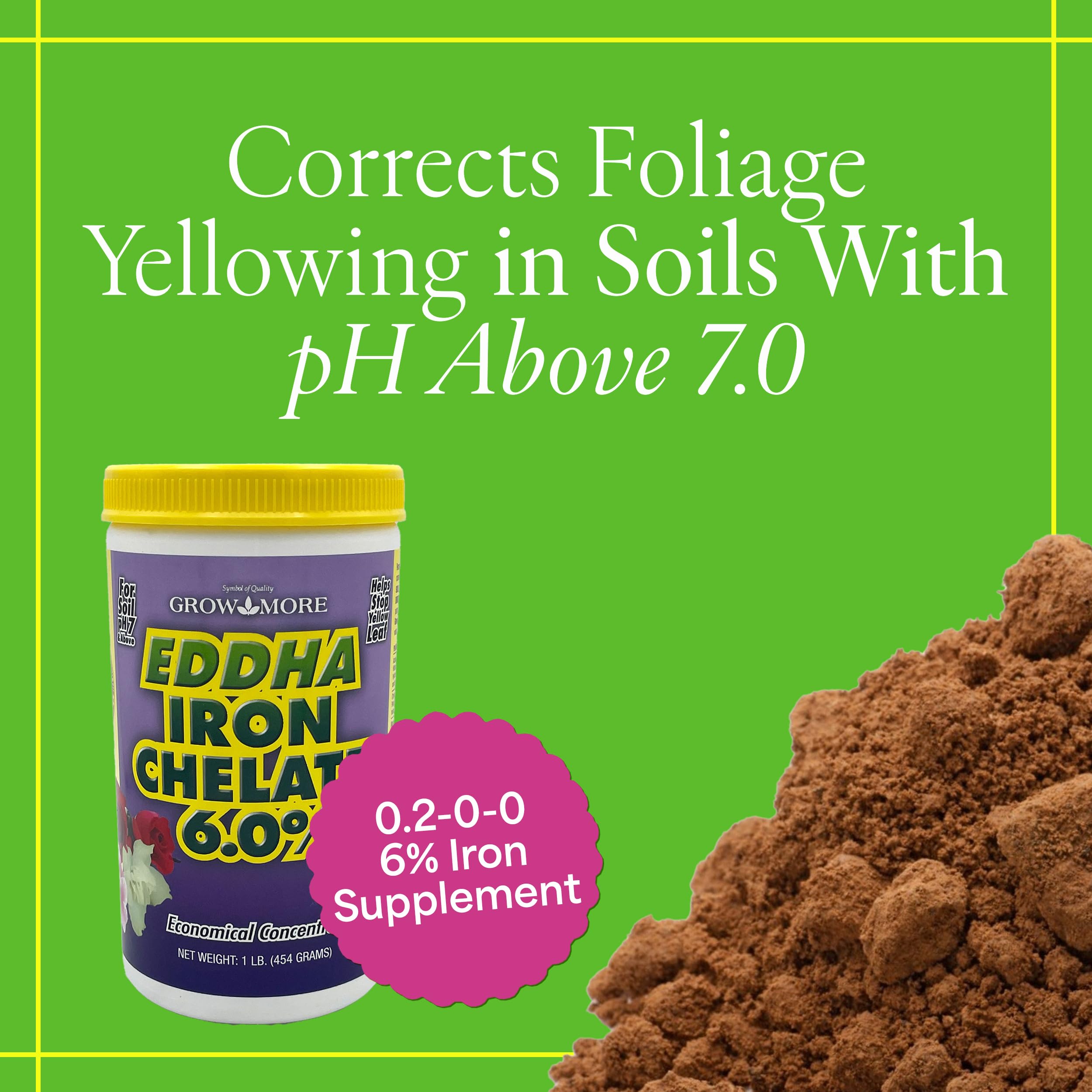 Grow More polvo fino y completamente soluble destacando mezcla rápida y absorción