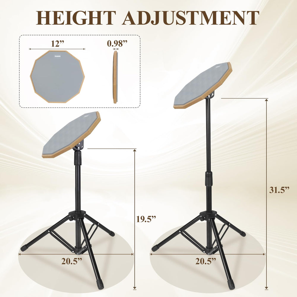 GrowDaily stand adjustment detail showing secure height and stability