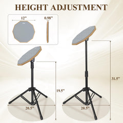 GrowDaily stand adjustment detail showing secure height and stability