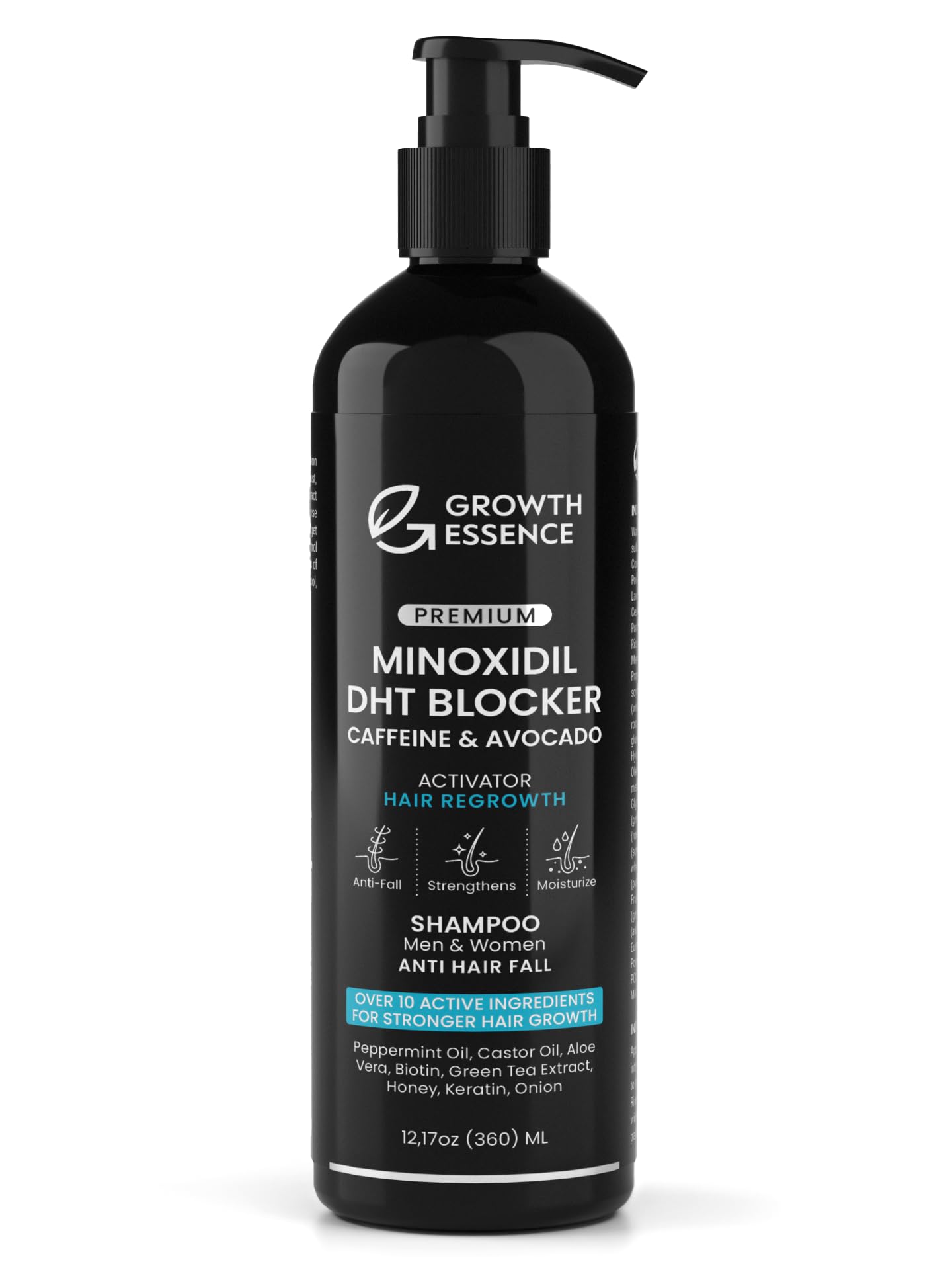 Growth Essence frontal del envase mostrando diseño y precio