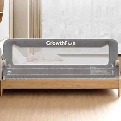 GrowthFun front view folded down showing full-length protection and easy access