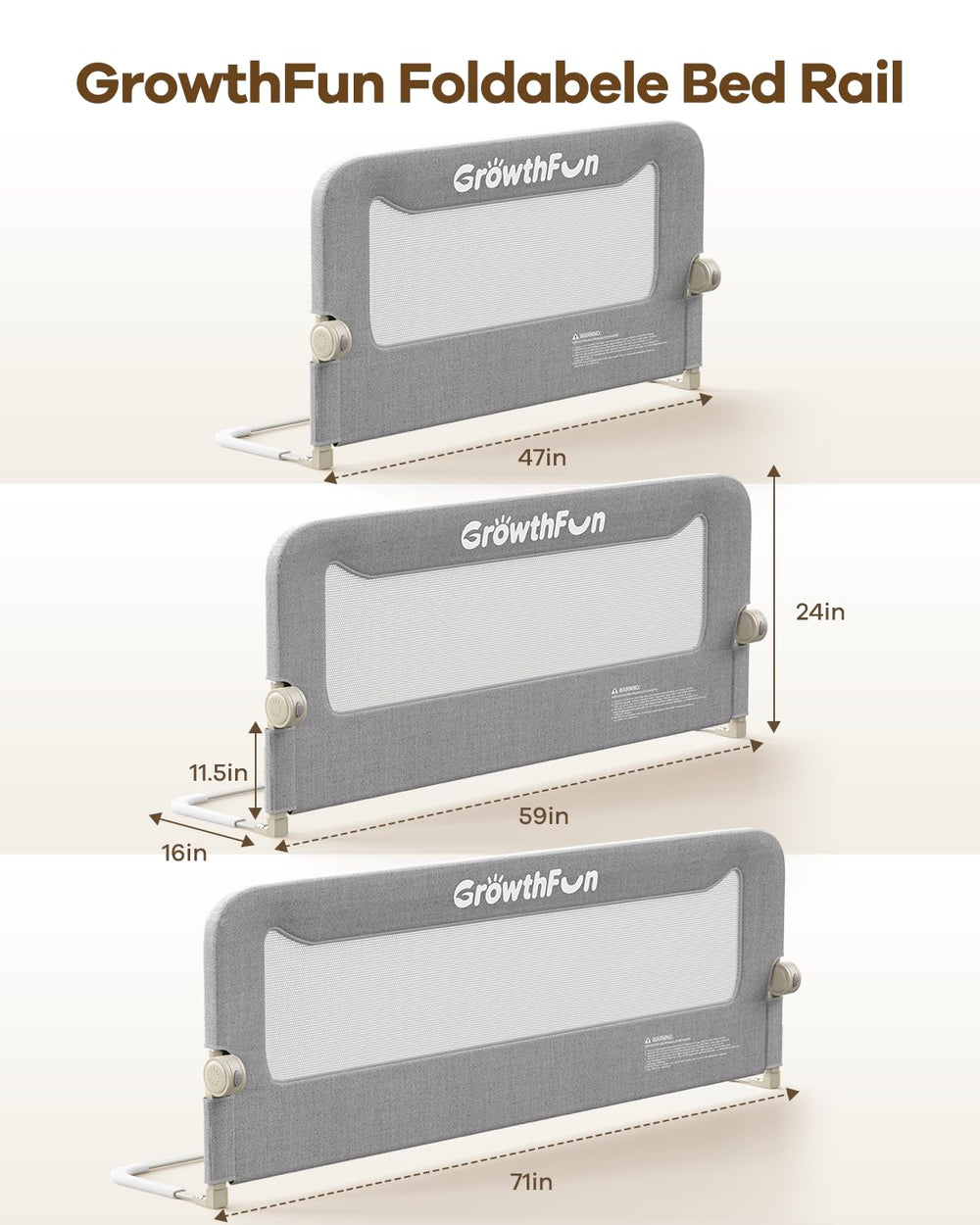 GrowthFun packaging and included straps showing no-tool setup convenience