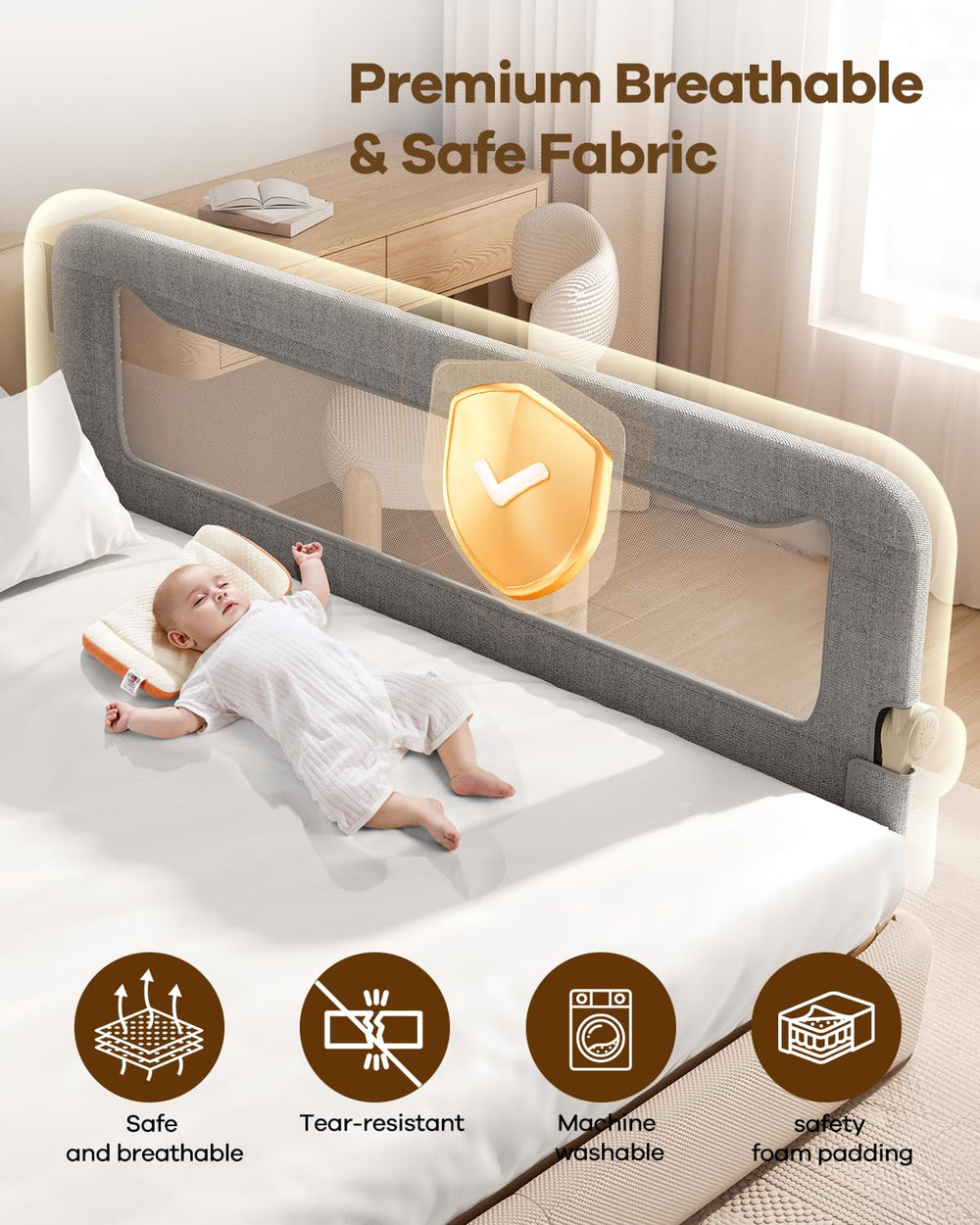 GrowthFun size comparison with toddler demonstrating 71-inch coverage and scale