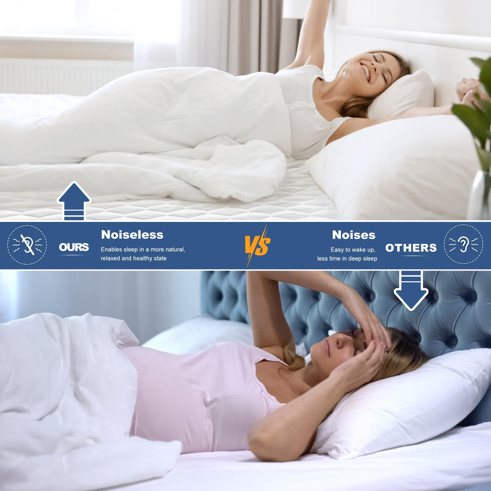 GRT protector puesto en cama mostrando uso diario y confort