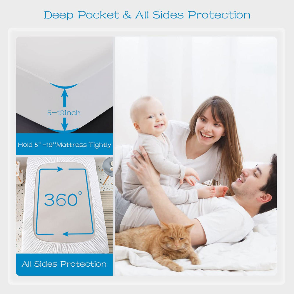 GRT protector en uso sobre cama infantil para evitar manchas