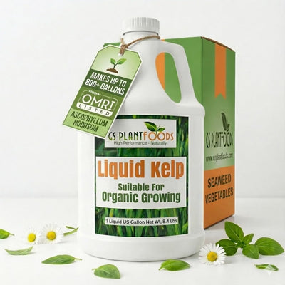 GS Plant Foods frontal de la botella mostrando presentación y capacidad