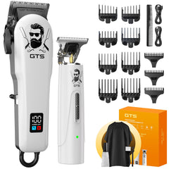 GTS PRO vista frontal del cortapelos con caja y empaquetado ideal para regalo