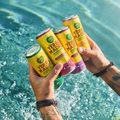 Guayaki ingredients and origin map showing regenerative sourcing benefit