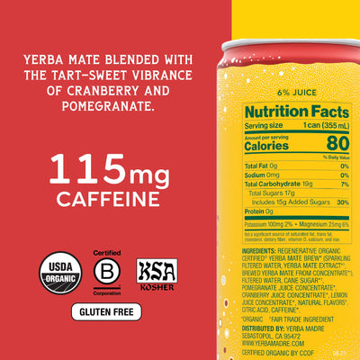 Guayaki close-up carbonation bubbles illustrating crisp, effervescent refreshment