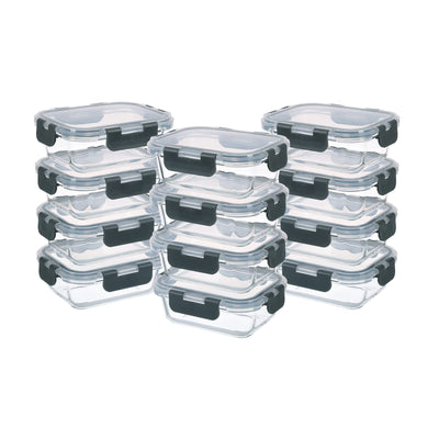 GULFLIN front view of full 24-piece set showing organized meal prep benefit