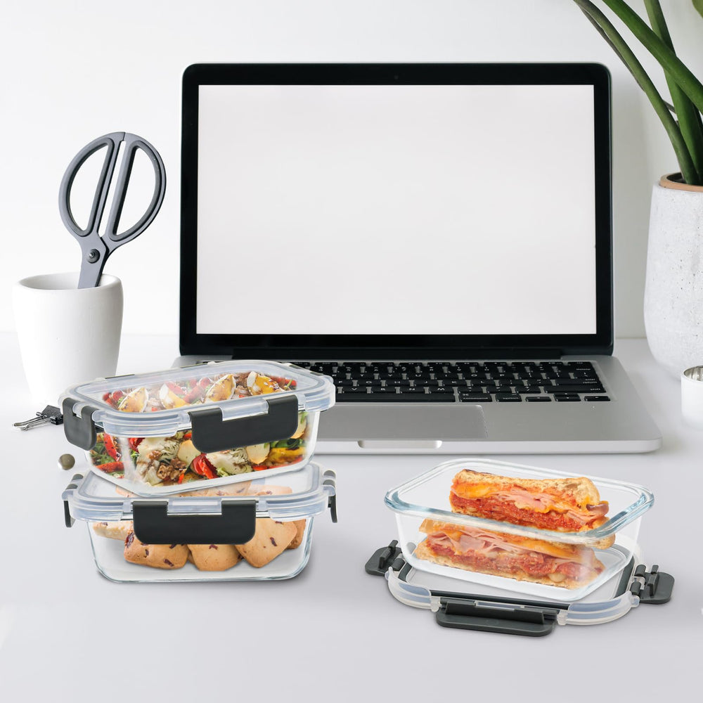 GULFLIN container held in hand showing 1.5-cup size for portion control