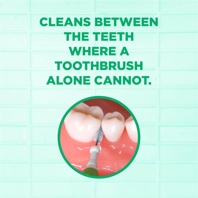 Bendable neck detail on GUM Proxabrush for reaching back molars easily