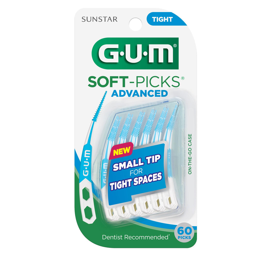 GUM picks en ambiente de viaje dentro de un bolso para uso fuera