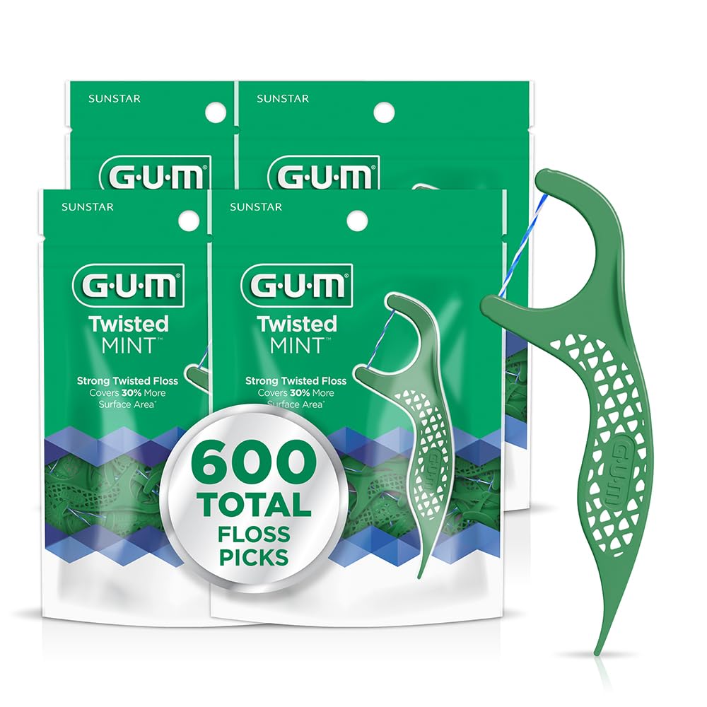 GUM envase frontal de Twisted Mint con 150 unidades, fácil almacenaje
