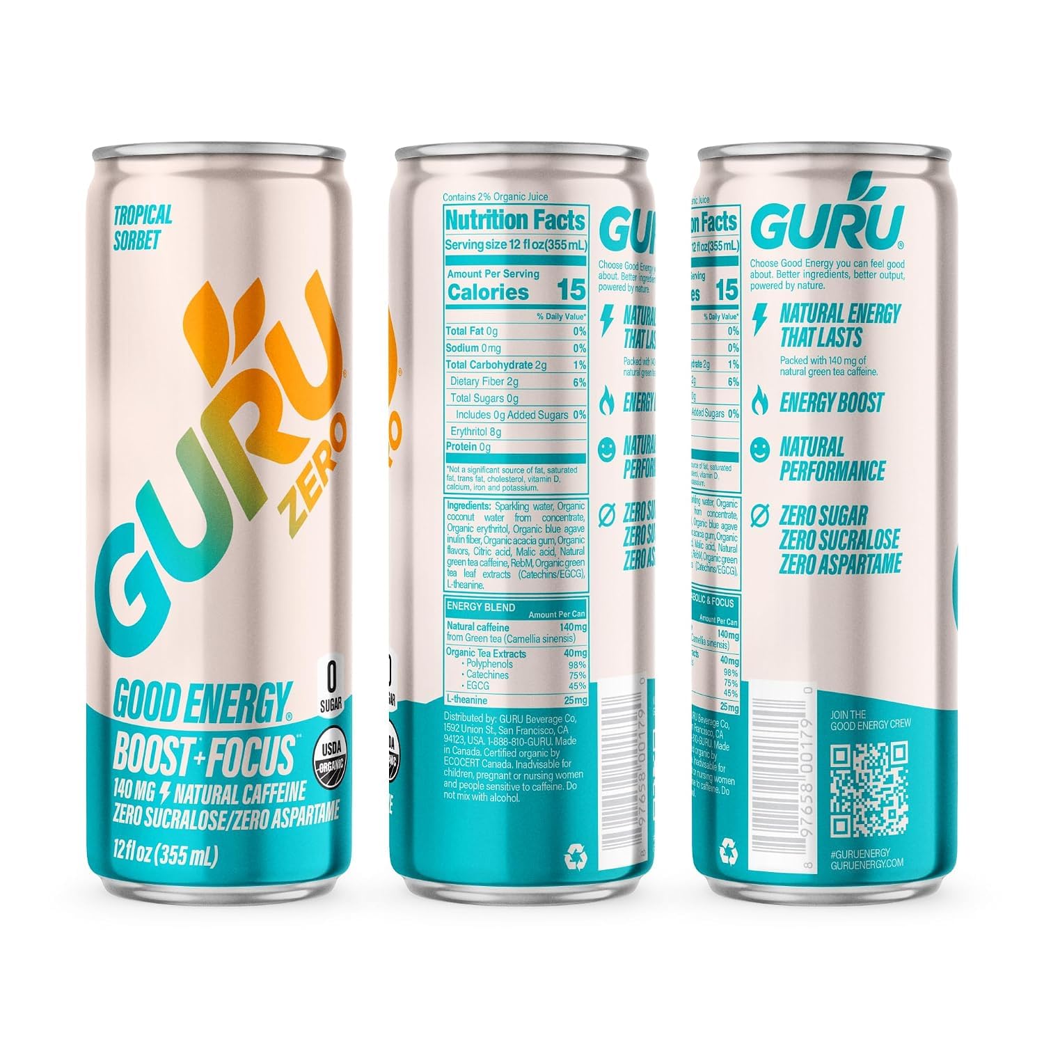GURU información nutricional cercana para transparencia de ingredientes