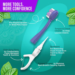 GuruNanda pre-pasted toothpaste texture with xylitol for no-rinse freshness