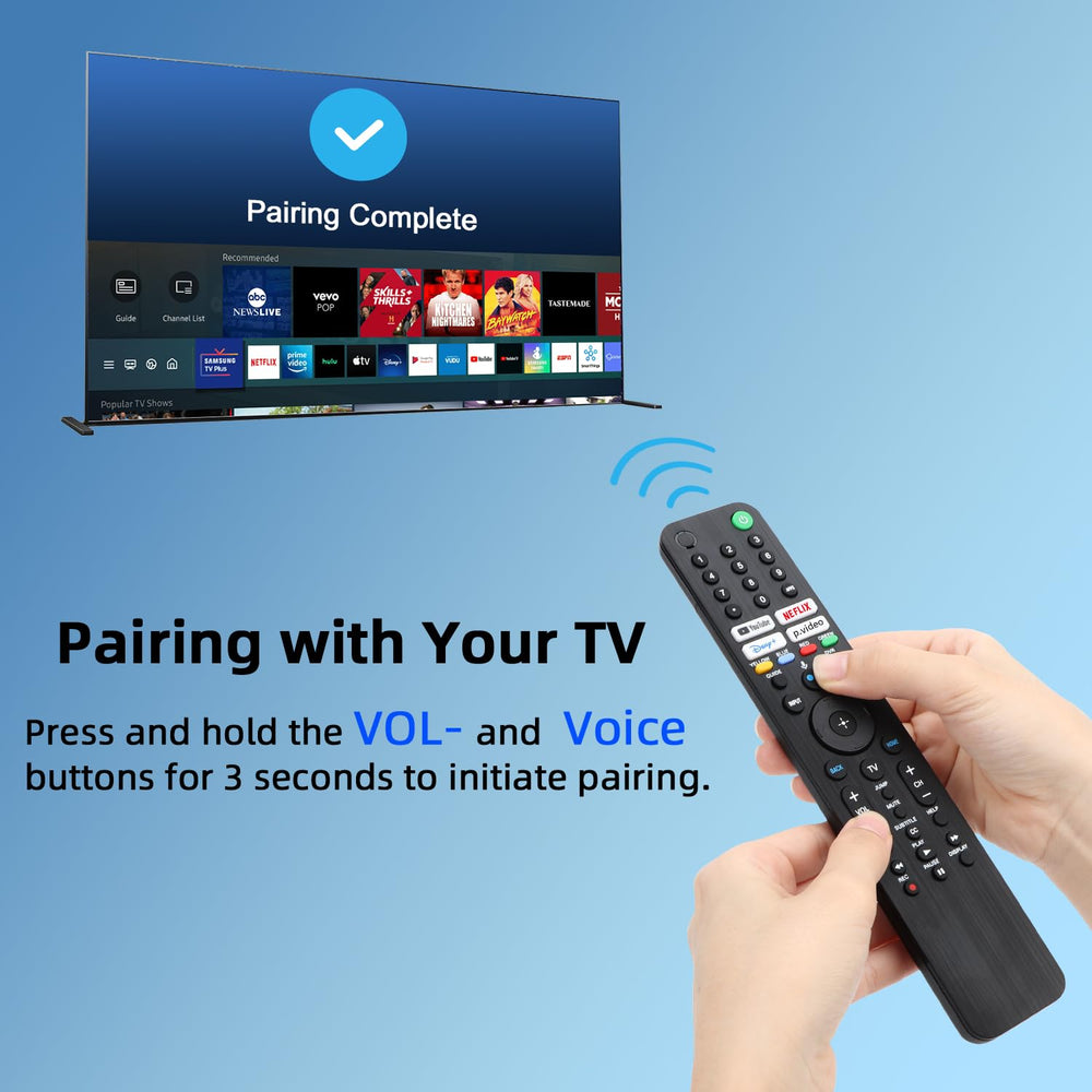 Gvirtue mando junto a regla para comparar tamaño y ergonomía precisa
