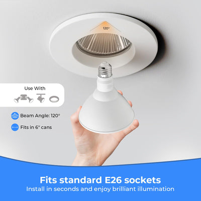 GvvooHome haz de 120° iluminando patio para cobertura amplia